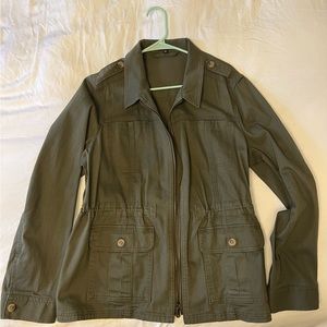 Express green lightweight jacket